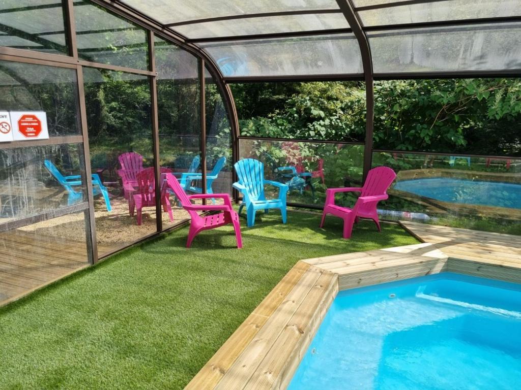 Les Chalets De Saumur, Piscine & Parc Boise, 100M Du Cadrenoir Zewnętrze zdjęcie