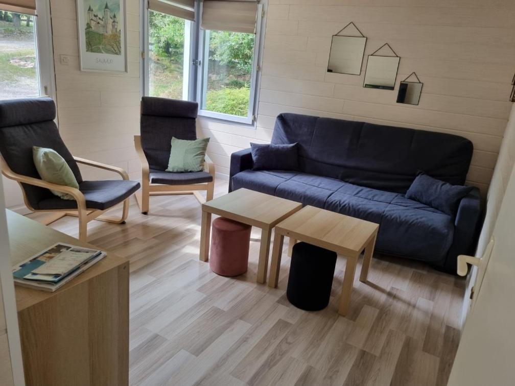 Les Chalets De Saumur, Piscine & Parc Boise, 100M Du Cadrenoir Zewnętrze zdjęcie